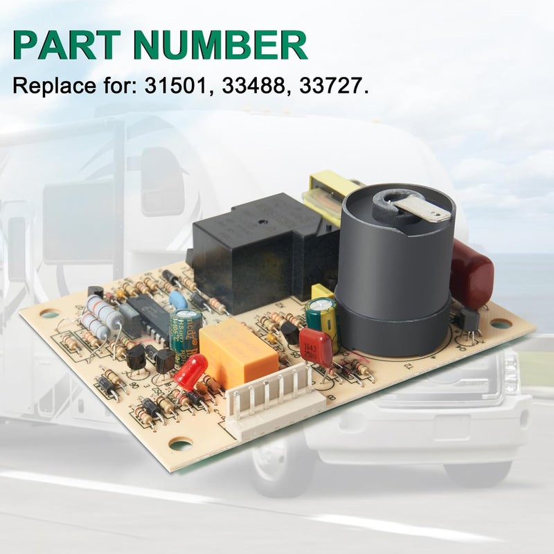 AUTOBABA 31501 RV Furnace Ignition Control Circuit Board Compatible with Atwood & Dometic 7912-II, 85-IV 16, DFMD30111, DC82 25-32 Hydro Flame Furnace Igniter Control Board kit Replace# 33488 33727 (DSI) - Image 3